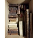 Antiquarian. A collection of 18th to 19th century literature, approximately 40 volumes