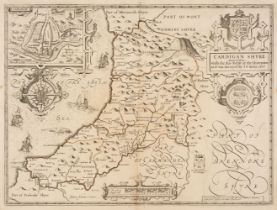 Wales. Speed (John), Cardigan Shyre Described..., [1676]