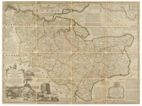 Folding Maps. A collection of 23 maps, 18th & 19th century