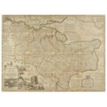 Folding Maps. A collection of 23 maps, 18th & 19th century