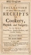 Kettilby (Mary). A Collection of above three hundred receipts in cookery, 2nd edition, 1719