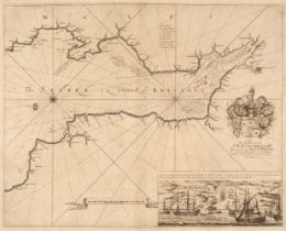 Bristol Channel. Collins (Captain Greenville). Untitled chart of the Bristol Channel, circa 1780