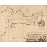 Bristol Channel. Collins (Captain Greenville). Untitled chart of the Bristol Channel, circa 1780