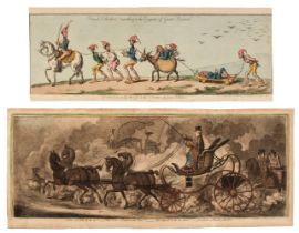 Gillray (James). What can little T. O. do? - why drive a Paheton and Two!! ..., H. Humphrey, 1801