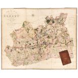 Surrey. Bryant (Andrew), Map of the County of Surrey from actual survey..., June 1st 1823