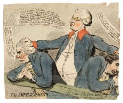 Gillray (James). A collection of approximately 24 caricatures. early-mid 19th century