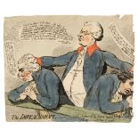 Gillray (James). A collection of approximately 24 caricatures. early-mid 19th century