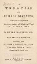 Manning (Henry). A Treatise on Female Diseases, 2nd edition, 1785