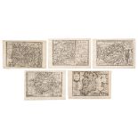 Ireland. Van den Keere (Pieter), The set of five maps of Ireland, circa 1627