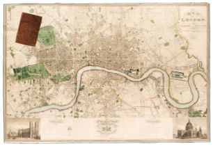 London. Greenwood (C & J), Map of London from an actual survey..., Greenwood & Co, August 21st,