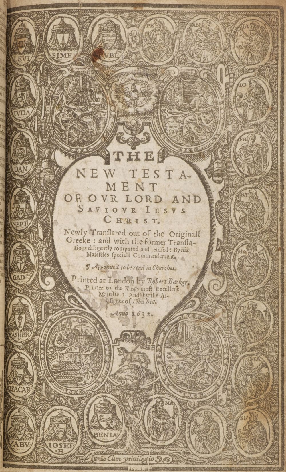 Bible [English]. [The Holy Bible: containing the Old Testament and the New..., 1632]