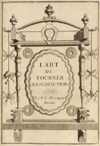 Plumier (Charles). L'Art de Tourner, ou de faire en perfection..., 1701