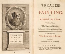 Leonardo da Vinci. A Treatise on Painting, 1st English edition, 1721