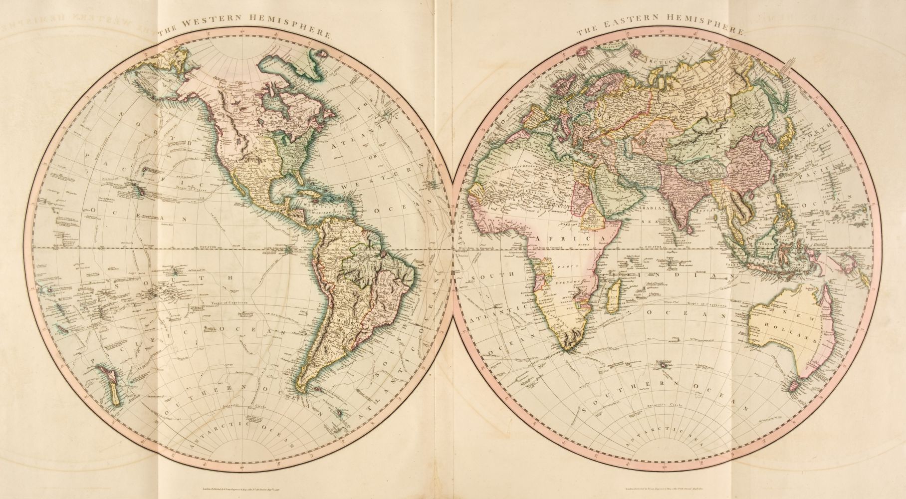 Cary (John). Cary's new Universal Atlas..., 1st edition, 1808