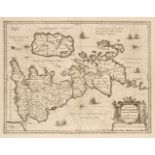 British Isles. Jansson (Jan & Ortelius Abraham), Insularum Britannicarum, circa 1652