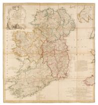 Ireland. Jefferys (Thomas), A New and Accurate Map of the Kingdon of Ireland..., 1759 - 75