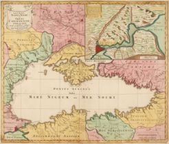 Black Sea. Lotter (T. C.). Nova Mappa Maris Nigri et Freti Constantino Politani..., circa 1750