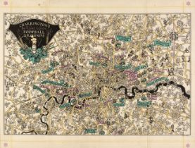 Miller (Linden). Charrington's Map and Guide to London Football Grounds, 1930 - 1931