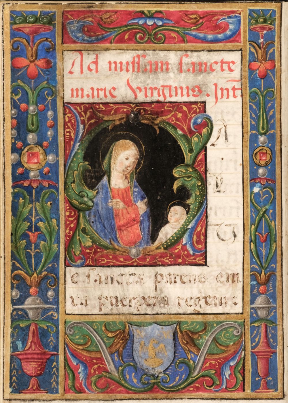 Missa Beatae Virginae et aliae Orationes, Bologna, 1494 - Image 2 of 3
