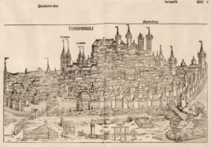 Schedel (Hartmann). Nuremberga, published Nuremberg, circa 1493