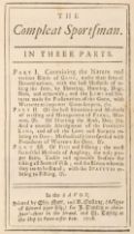 Jacob, Giles. The Compleat Sportsman. In 3 Parts... , 1st edition