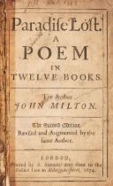 Milton (John). Paradise Lost, 2nd edition, 1674