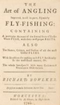Bowlker (Charles). The Art of Angling Improved, in all its Parts, Especially Fly-Fishing....