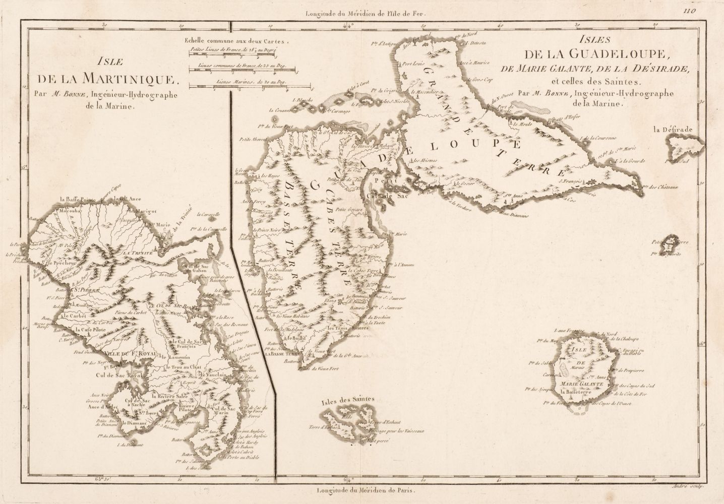 West Indies & South America. A collection of nine maps, 18th & 19th century