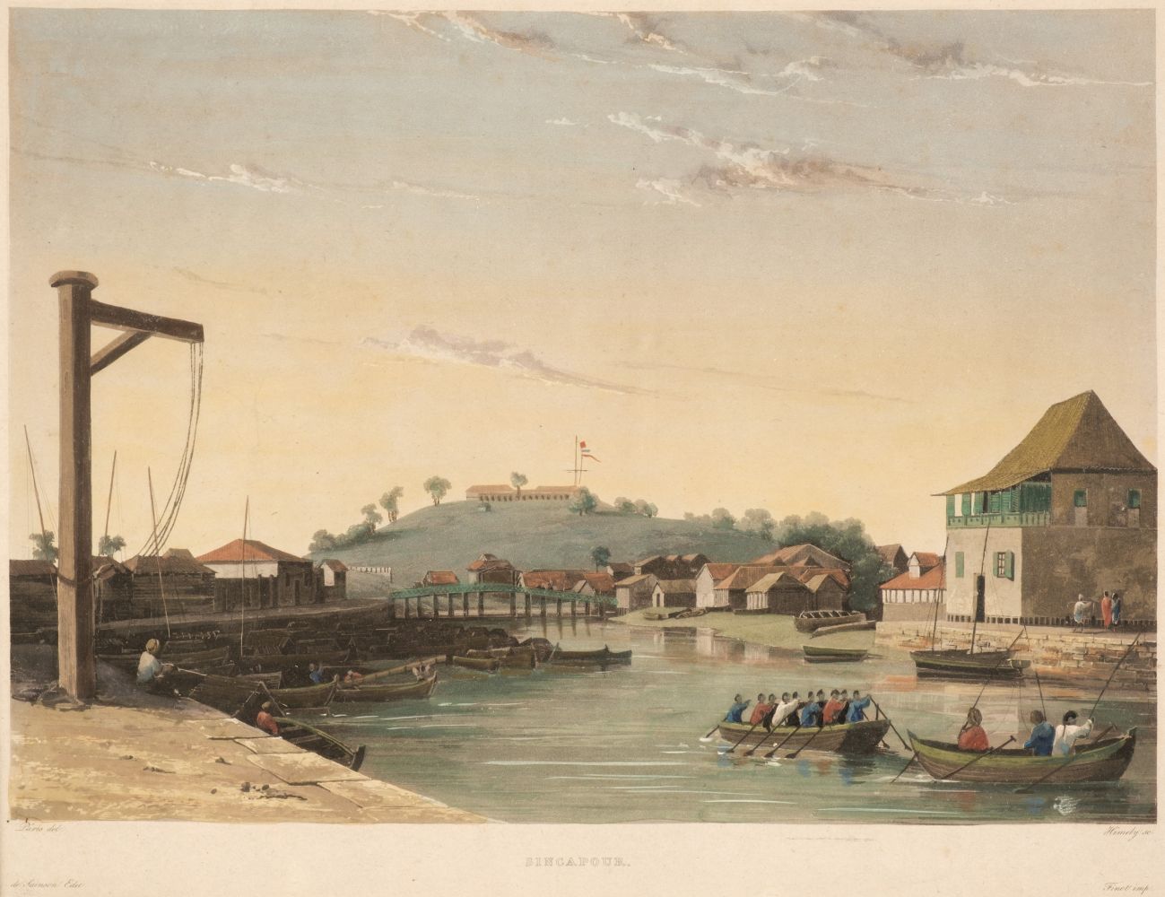 Singapore. Himely (Sigismond), Sincapour, Paris, circa 1835