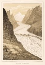 Agassiz (Louis). Etudes sur les Glaciers, 2 volumes, 1840