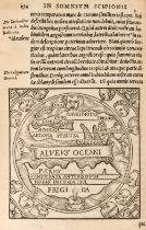 Macrobius (Ambrosius). In somnium Scipionis, Lib. II. Saturnaliorum, Lib. VII. Lyon, 1550