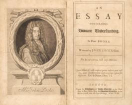 Locke (John). An Essay Concerning Humane Understanding, 2nd edition, 1694