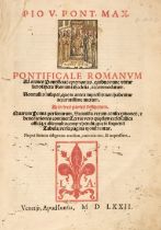 Pontificale Romanum, Venice: Giunta, 1572, folio
