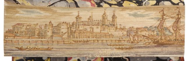 Fore-edge Painting. A Dictionary of the English Language..., 4th edition, 1794