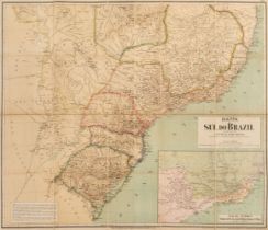 Brazil. Mappa do Sul do Brazil organisado por Gentil de Aassis Moura..., 1912 and others