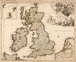 British Isles. Jaillot (Alexis Hubert), Les Isles Britannique..., [1696]