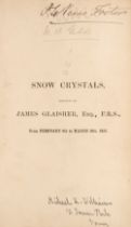 Glaisher (James, 1809-1903) [and Glaisher, Cecilia Louisa, 1828-1892]. Snow Crystals, 1855