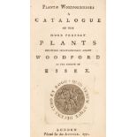 Warner, Richard. Plantae Woodfordienses. A Catalogue of the More Perfect Plants