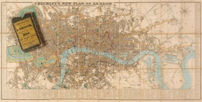 London.Cruchley (George Frederick), Cruchley's New Plan of London..., 1834