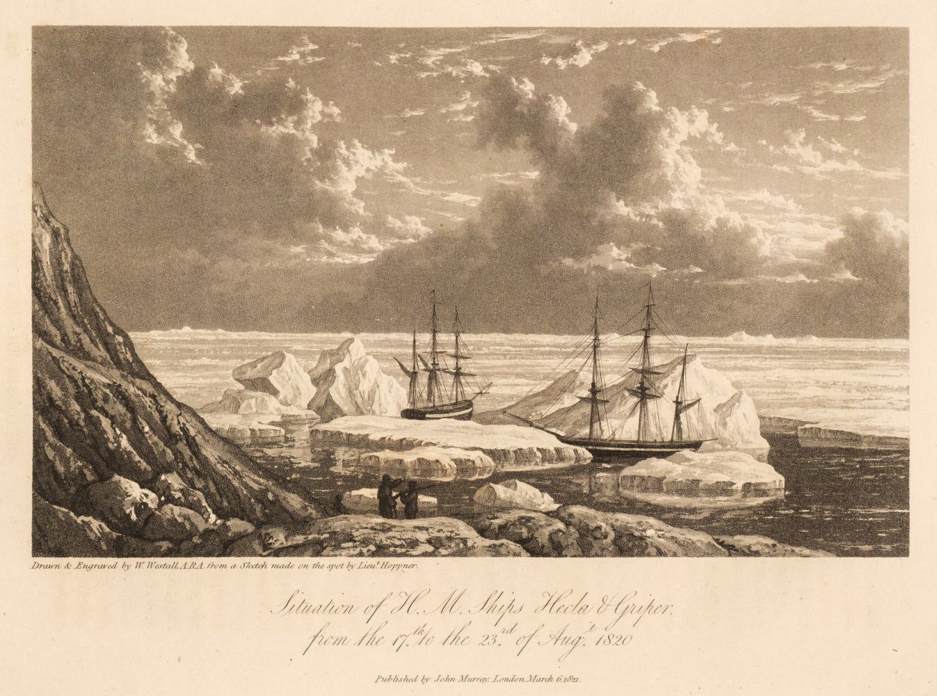 Parry (William Edward). Journal of a Voyage for the Discovery of a North-West Passage, 1st ed, 1821
