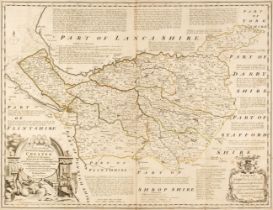 Bowen (Emanuel). An Accurate Map of the County Palatine of Chester..., circa 1765
