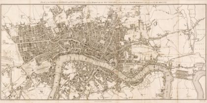 London. A collection of approximately 140 maps and prints, mostly 19th & 20th-century