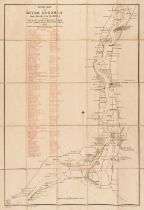 India. Ghose (R. S.), Sketch map of River Hooghly from Hooghly to Ulabaria..., 1920