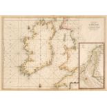 Ireland. Van Loon (H.), Carte Generale des Costes D'Irlande..., [1661 or later]