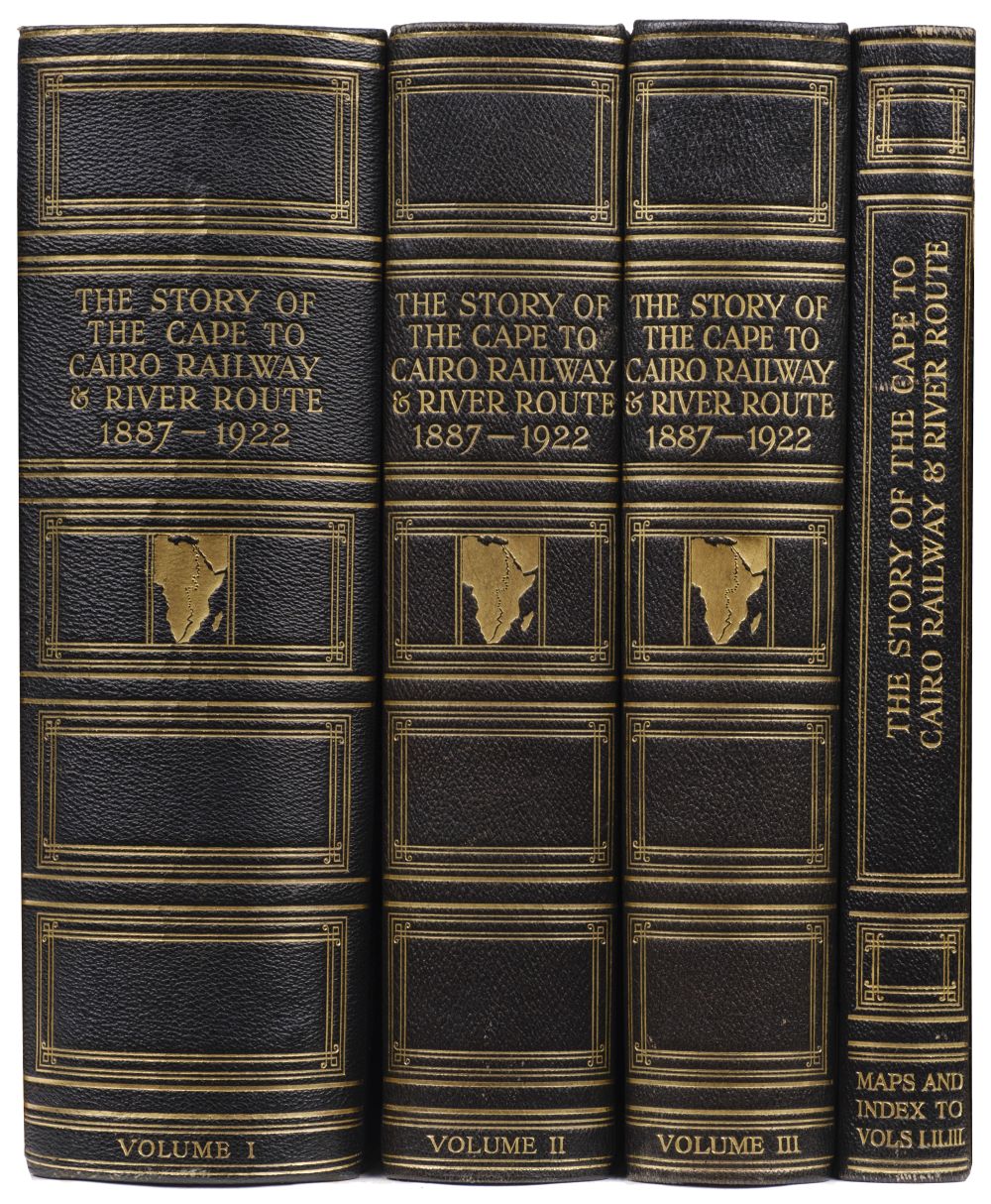 Weinthal (Leo). The Story of the Cape to Cairo Railway and River Route, 4 vols, 1st editions, [1923-