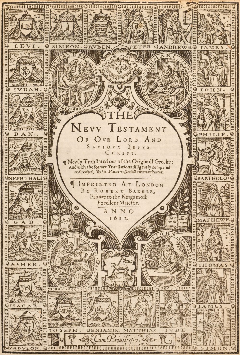Bible [English]. [The Holy Bible, Conteyning the Old Testament and the New..., 1612 - Bild 2 aus 2
