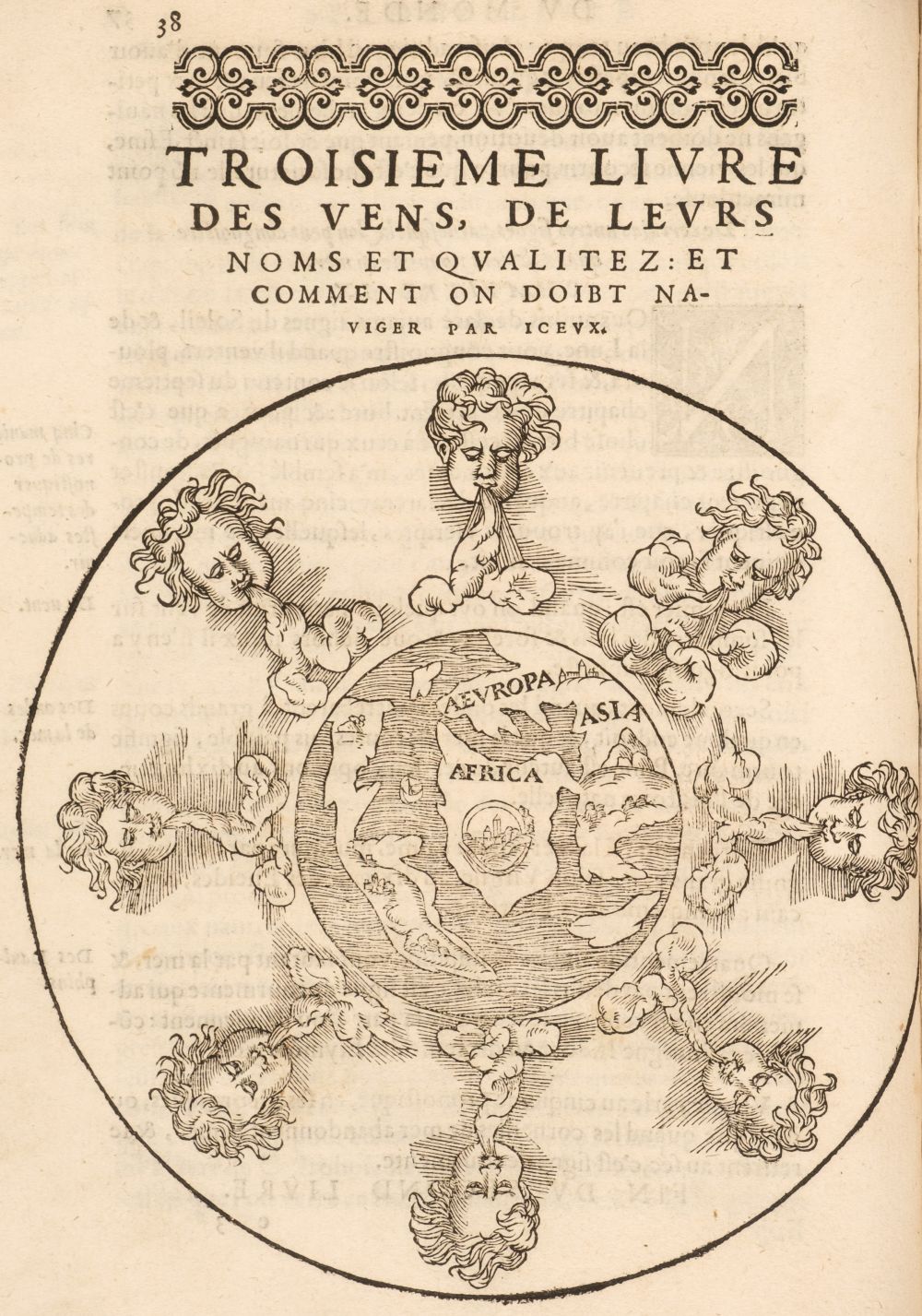 Medina (Pedro de). L'art de naviguer, 2nd French edition, Lyon, 1569