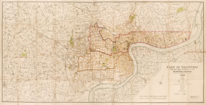 Shanghai. Stanfords (publisher), Plan of Shanghai, published under Authority..., 1928