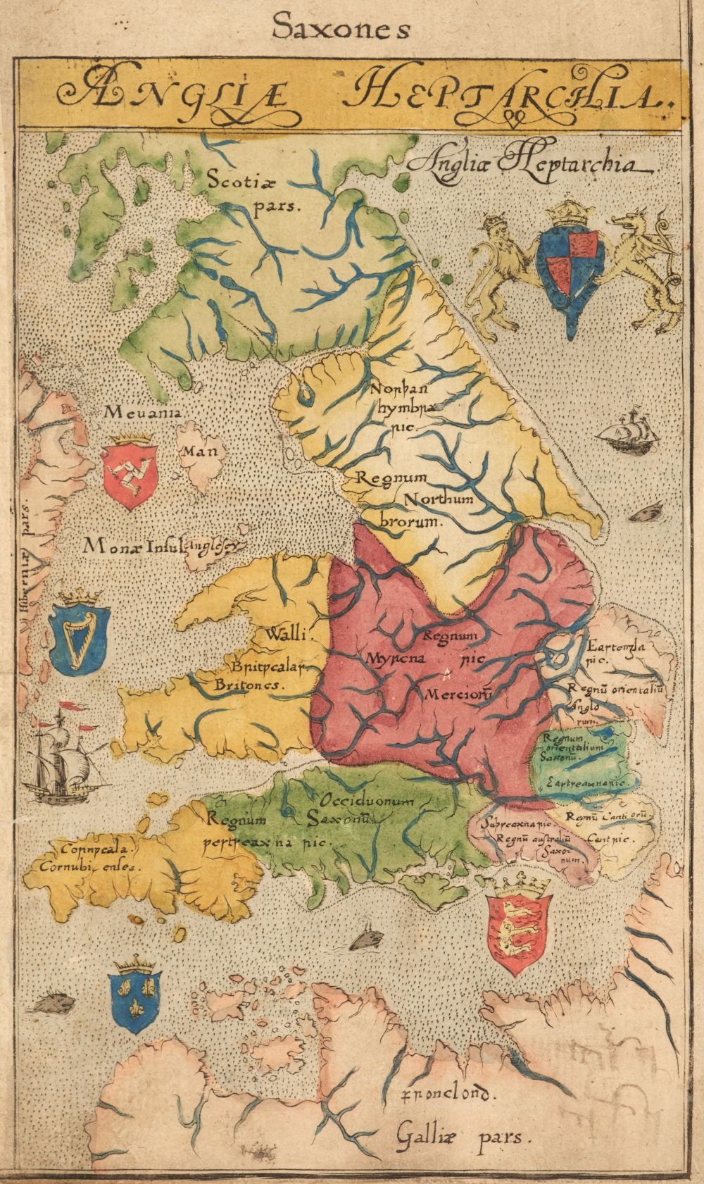 Lambard (William). A Perambulation of Kent: Conteining the description, Hystorie..., 1576