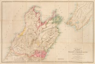 New Zealand. Stanford's Atlas of New Zealand, the Provinces of Nelson..., 1864 and others